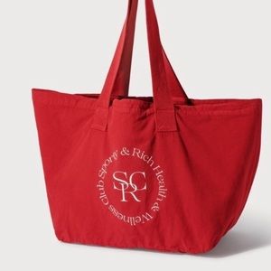 Sporty & Rich Red Health & Wellness Tote